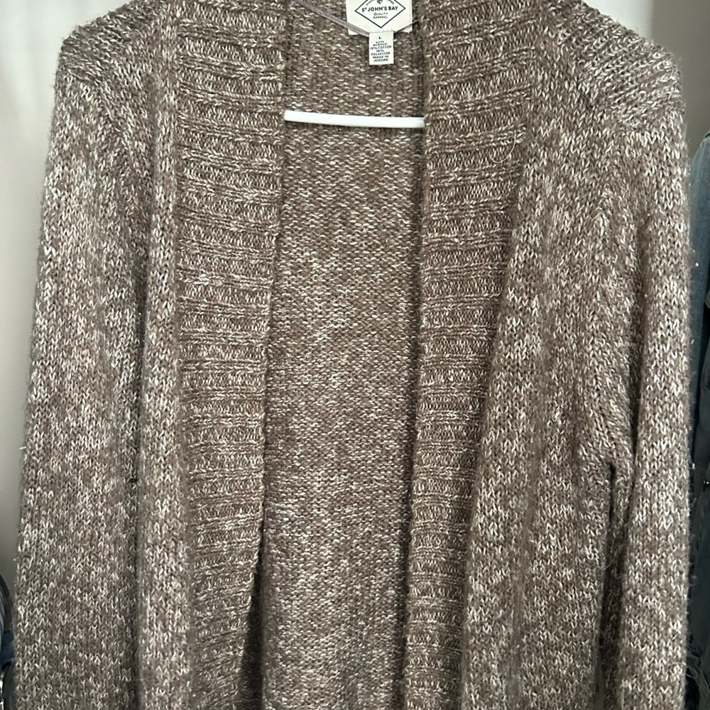 Sale  $8 Warm beige cardigan sweater